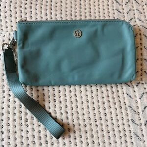 lululemon athletica Teal Wristlet Clutch